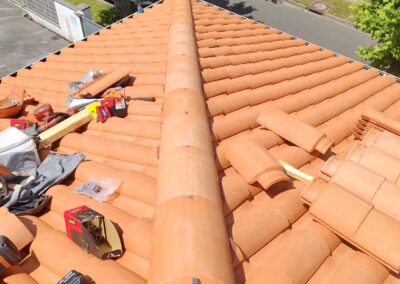 Pose de tuiles mécaniques sur maison individuelle à Blanquefort
