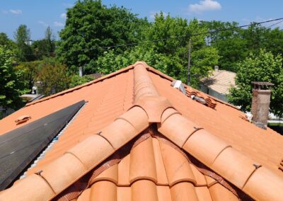 Pose de tuiles mécaniques sur maison individuelle à Blanquefort