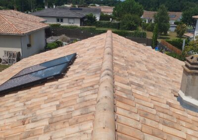 Pose de tuiles mécaniques sur maison individuelle à Blanquefort